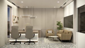 Reception, Meeting Rooms, and Executive Suites