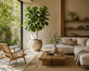 Integrating Biophilic Elements into Japandi Interiors
