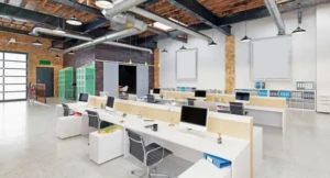 Office Interior Design: AED 150–600 per sqft