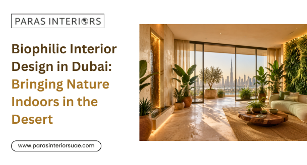 Biophilic Interior Design in Dubai Bringing Nature Indoors in the Desert