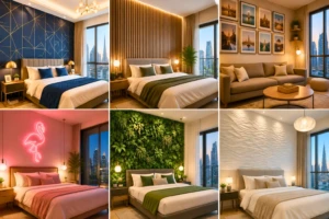 Living Room Statement Wall" examples