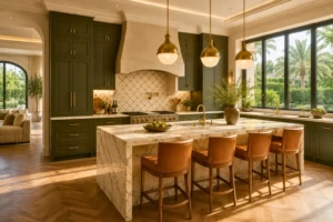 Abu Dhabi Villa Kitchen — Premium Tier