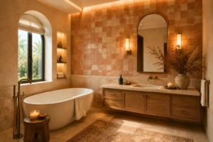 Abu Dhabi Villa — Multiple Bathrooms Scale