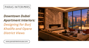 Downtown Dubai Apartment Interiors Designing for Burj Khalifa and Opera District Views