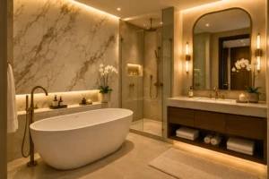 Dubai Apartment Bathroom — Premium Tier