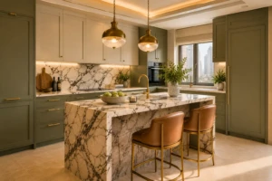 Dubai Apartment Kitchen — Premium Tier