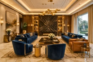 Luxury Finish — Abu Dhabi Villa Formal Living Room