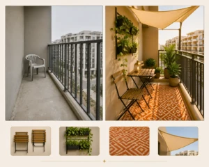 Making the Most of a Small JVC Balcony