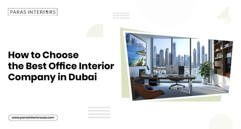 Best Office Interior Company in Dubai