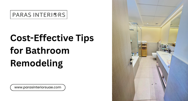 Cost-Effective Tips for Bathroom Remodeling