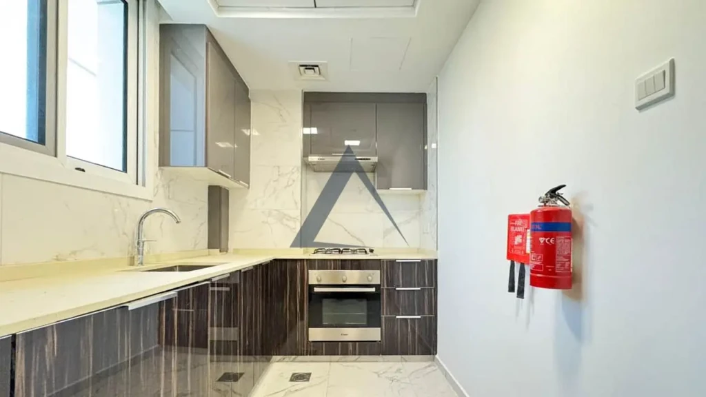 Kitchen styling, furnished rental apartment JVC Dubai