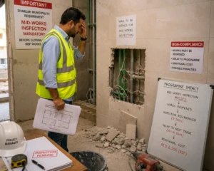 Not Anticipating the Mid-Works Inspection in Sharjah