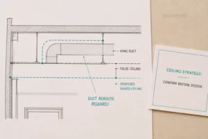 Ceiling height and MEP