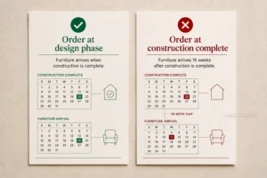 Order early, not late