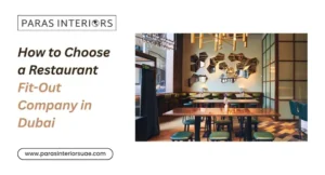How to Choose a Restaurant Fit-Out Company in Dubai